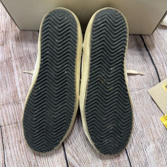 Golden Goose Superstar Sneakers in White and Beige - Picture 11 of 13